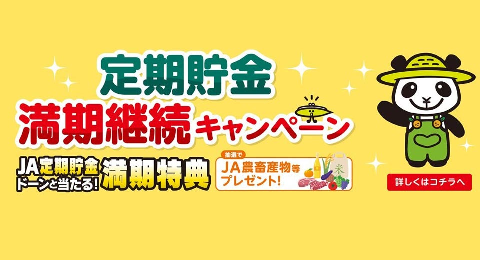定積貯金 満期継続キャンペーン